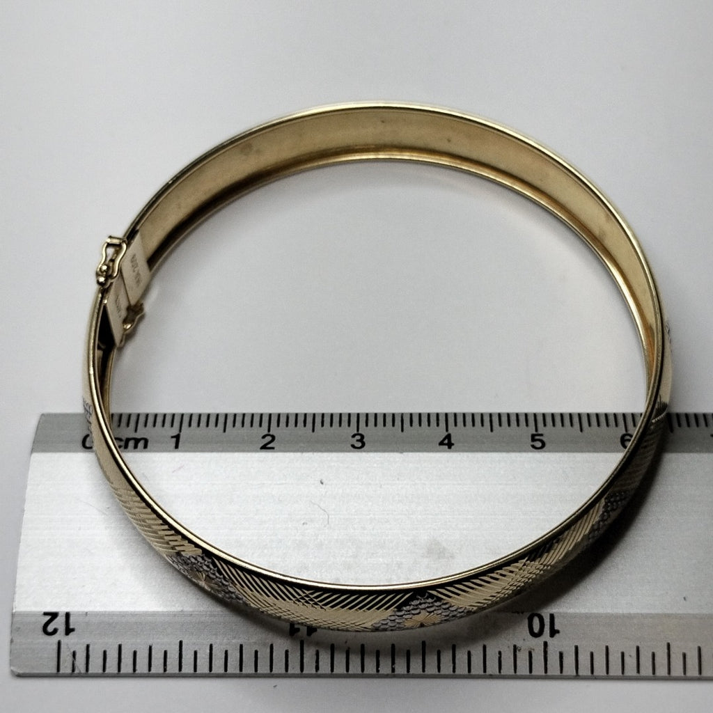 PULSERA RIGIDA ORO 14 K 7,60 GRMS (SEMINUEVO)