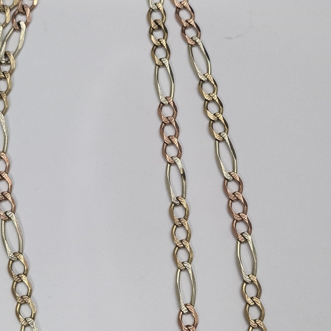 CADENA ORO, ORO COMBINADO 10 K 12.9 GRMS (SEMINUEVO)