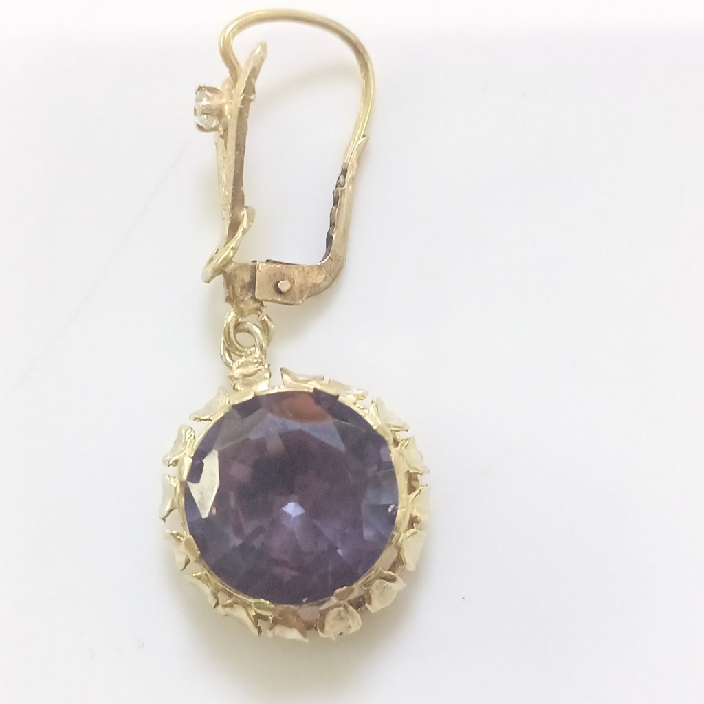 ARETES PAR ORO 10 K 5,10 GRMS (SEMINUEVO)