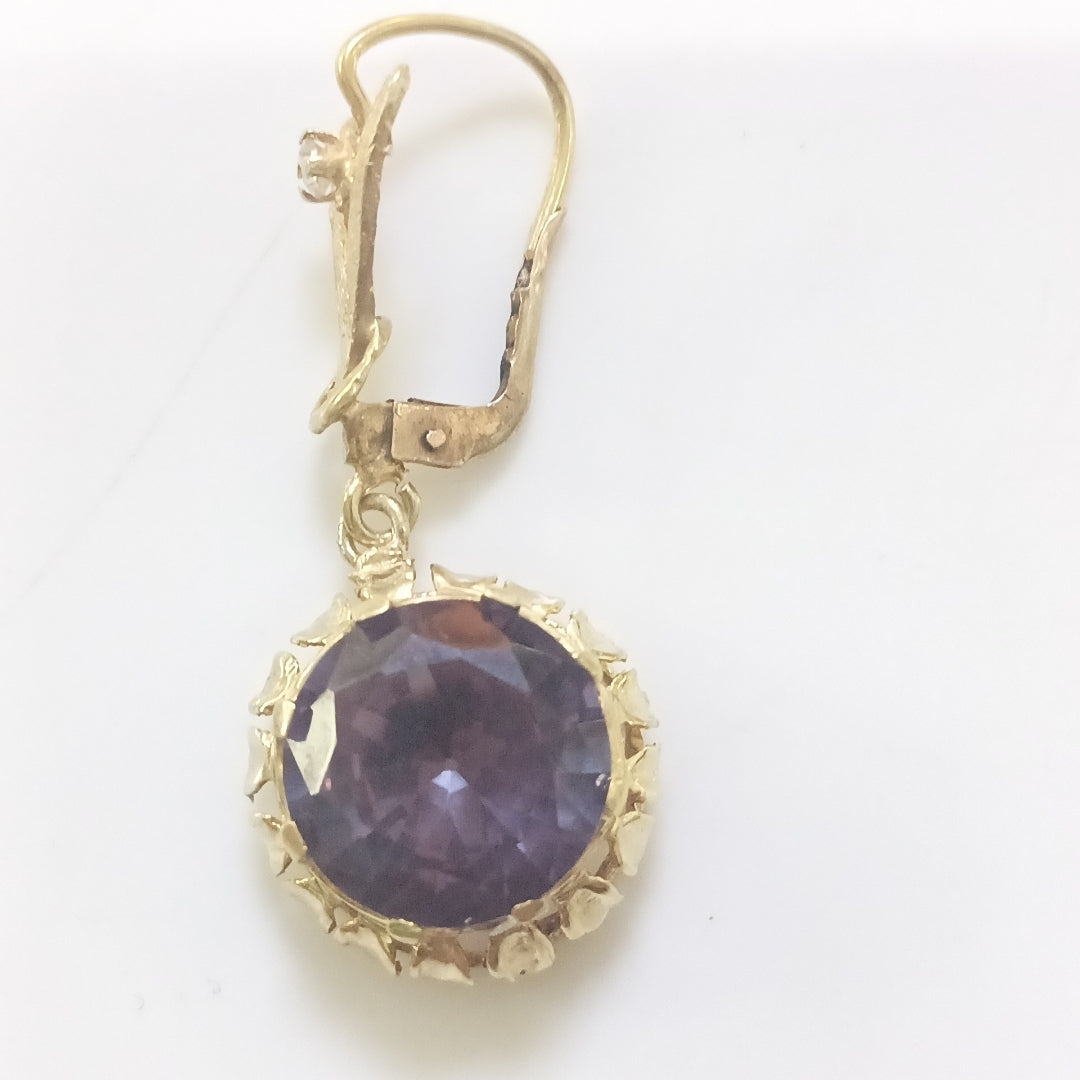 ARETES PAR ORO 10 K 5,10 GRMS (SEMINUEVO)