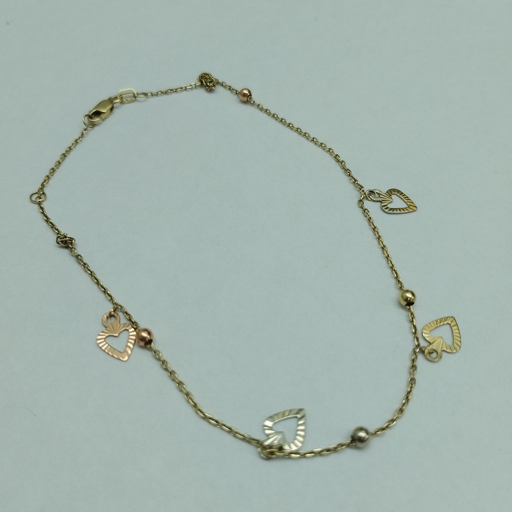 PULSERA ORO, ORO COMBINADO 10 K 2.1 GRMS (SEMINUEVO)