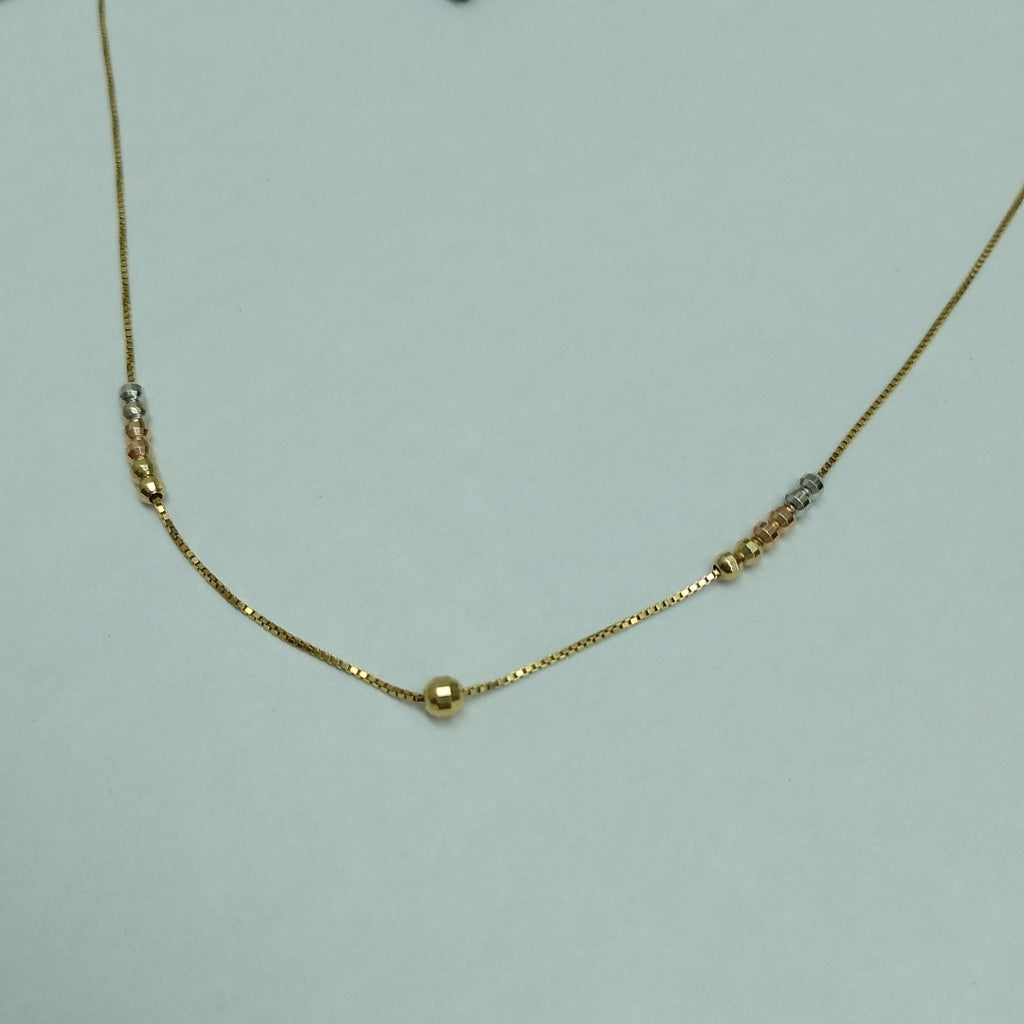 GARGANTILLA ORO, ORO COMBINADO 10 K 2.6 GRMS (SEMINUEVO)