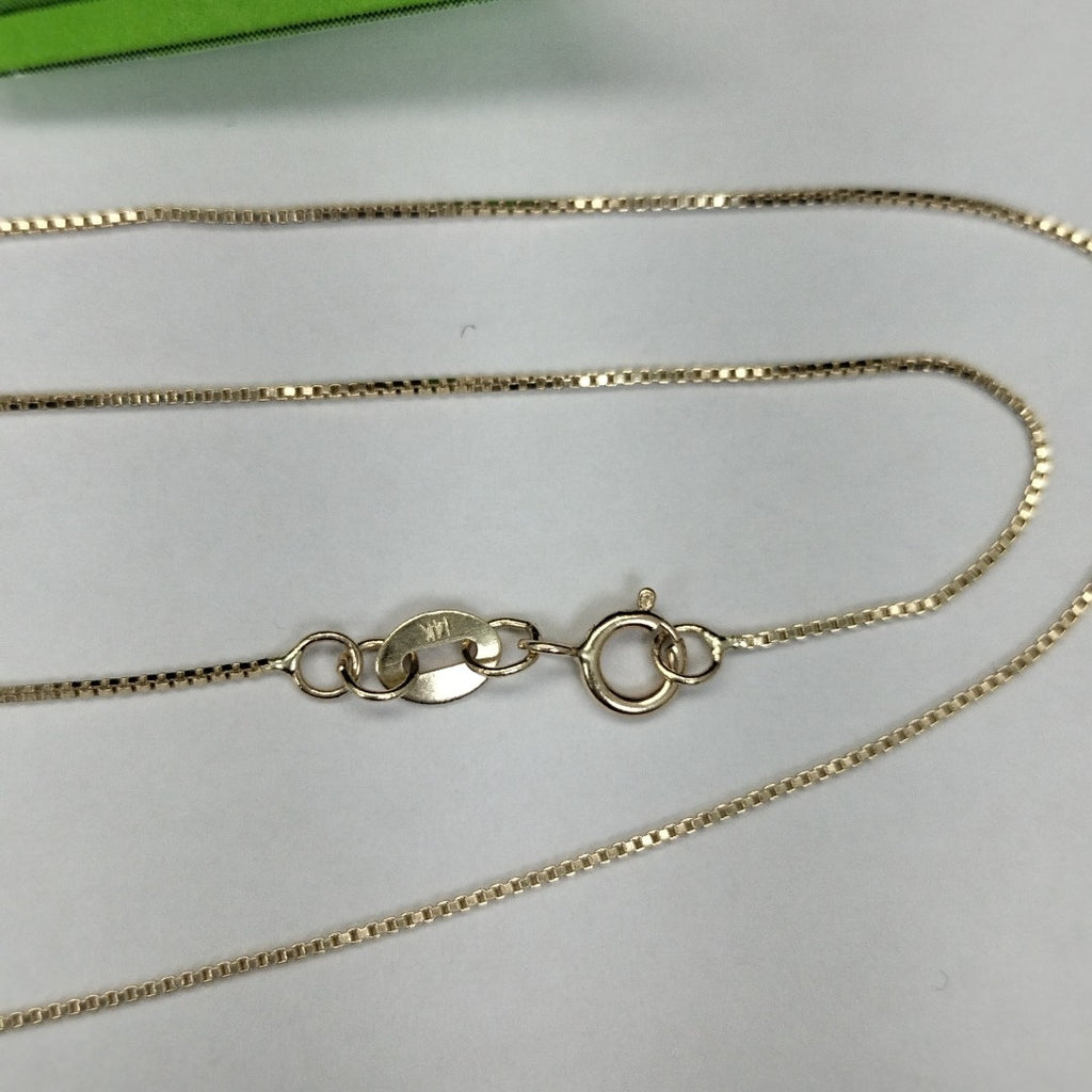 CADENA VENECIANO 14K 55 CM 1.7 GR (NUEVO)