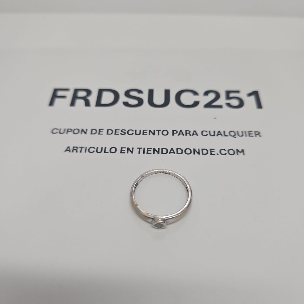 ANILLITO ORO BLANCO 14 K 2,10 GRMS (SEMINUEVO)