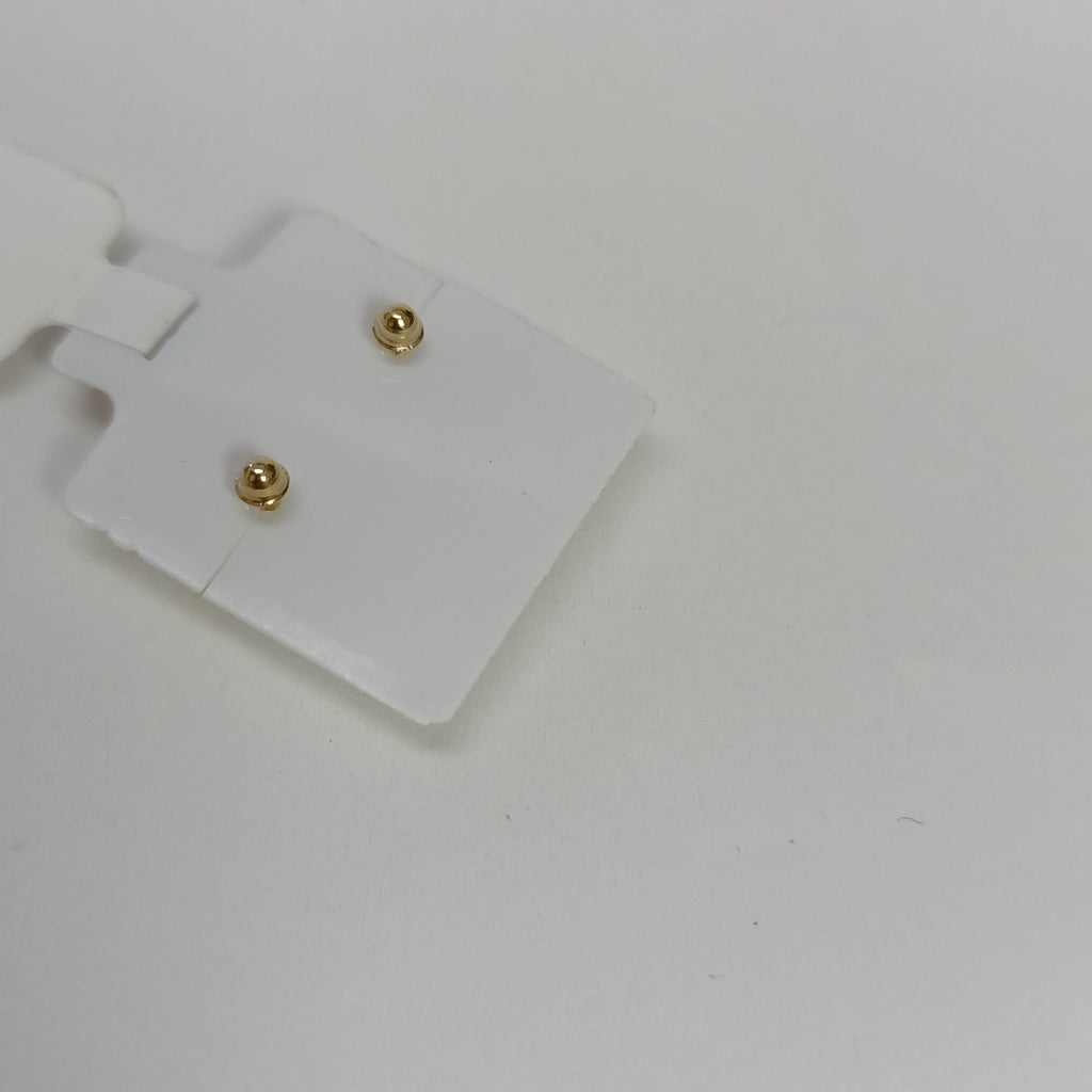 BROQUELES BROQUEL FIG BOTON C CIRCONIA 14K 0.2916 GR (NUEVO)