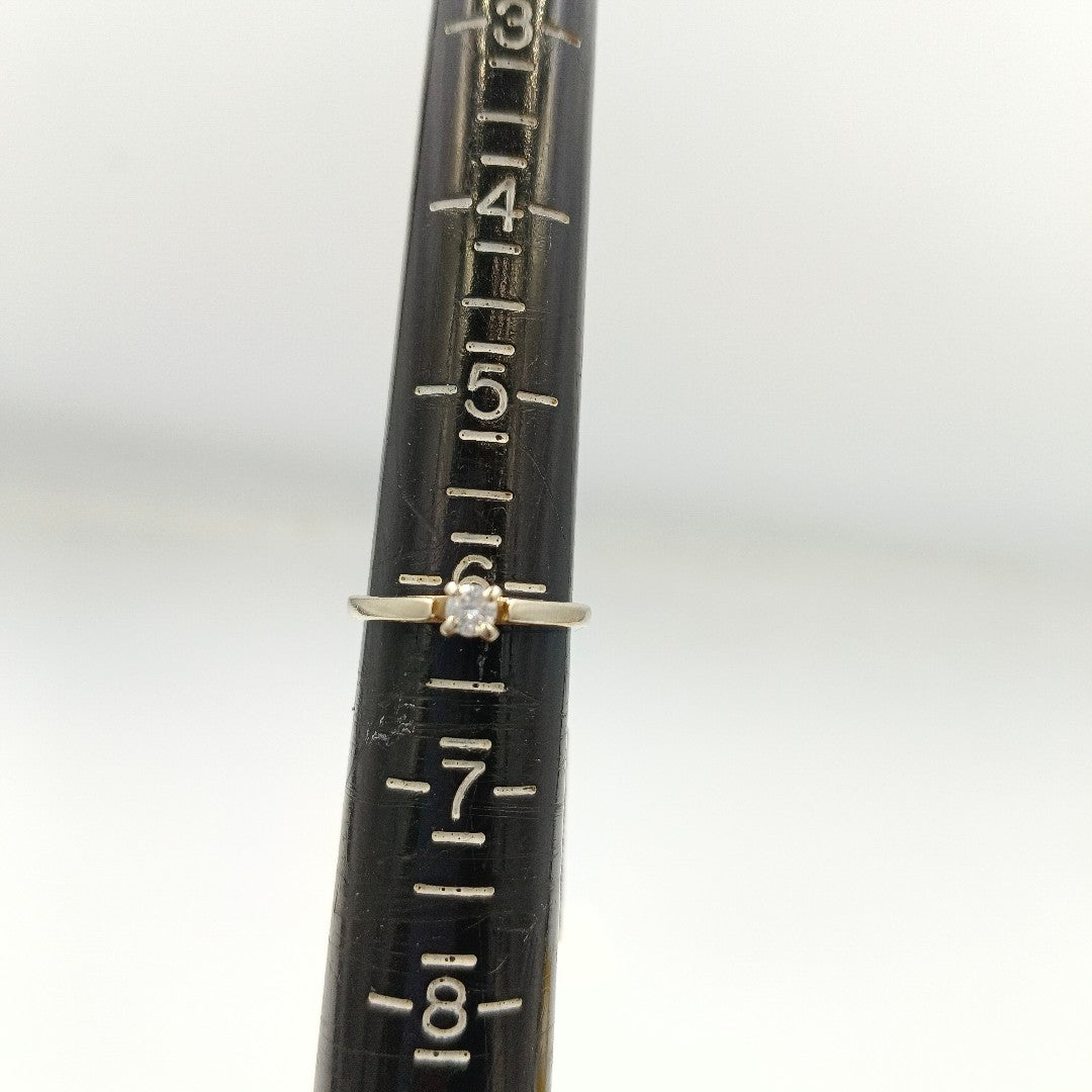 SOLITARIO ORO 14 K 2.7 GRMS (SEMINUEVO)