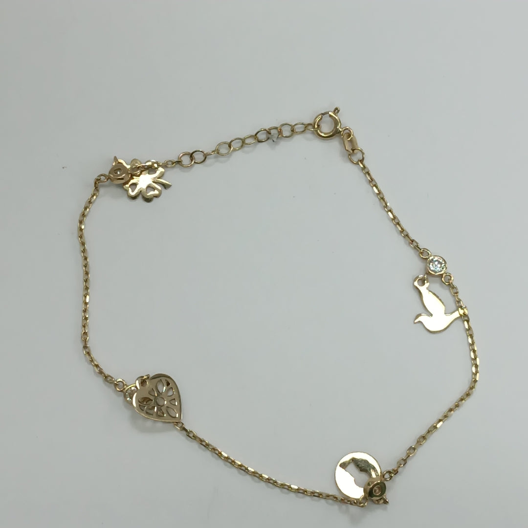 PULSERA ORO 14 K 2.7 GRMS (SEMINUEVO)
