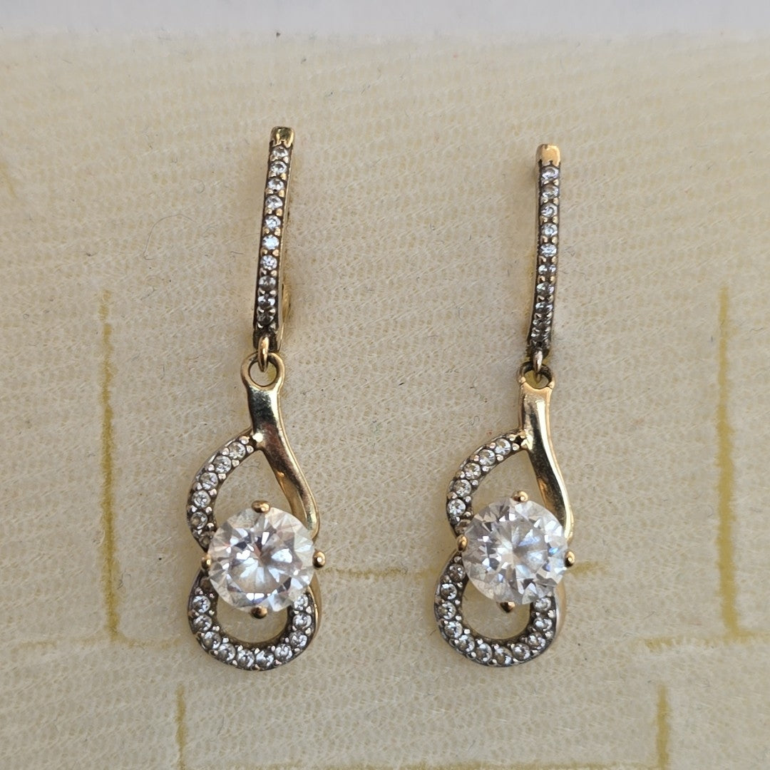 ARETES PAR ORO 10 K 3,60 GRMS (SEMINUEVO)