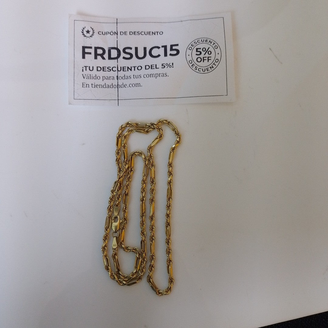 CADENA ORO 14 K 8.3 GRMS (SEMINUEVO)