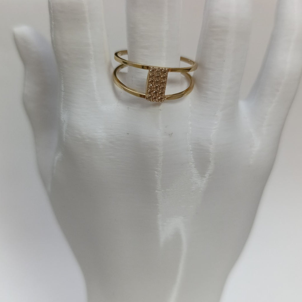 ANILLOS DAMA ORO 14K 2 (NUEVO)