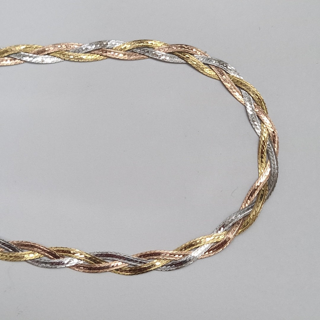 GARGANTILLA ORO COMBINADO 10 K 5,70 GRMS (SEMINUEVO)