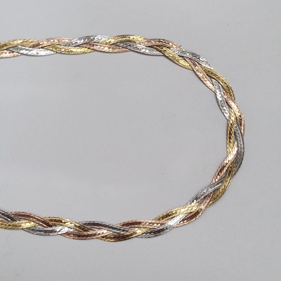GARGANTILLA ORO COMBINADO 10 K 5,70 GRMS (SEMINUEVO)