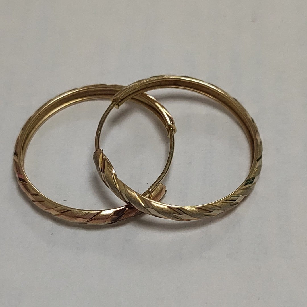 ARRACADAS PAR ORO 14 K 2,00 GRMS (SEMINUEVO)