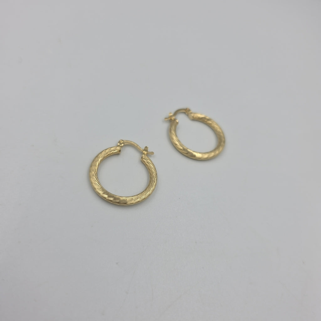 ARETES TEJIDO ARRACADAS ASTRIADAS 14K 2.8 GR (NUEVO)
