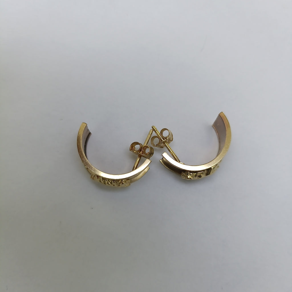 ARETES PAR ORO 14 K 4,80 GRMS (SEMINUEVO)