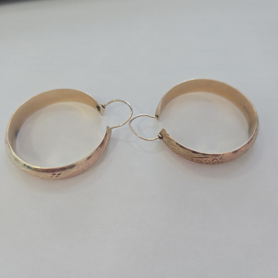 ARRACADAS PAR ORO COMBINADO 10 K 6.8 GRMS (SEMINUEVO)