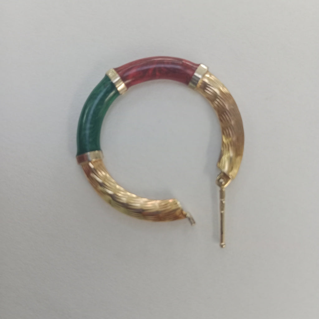 ARRACADAS PAR ORO 14 K 4,60 GRMS (SEMINUEVO)