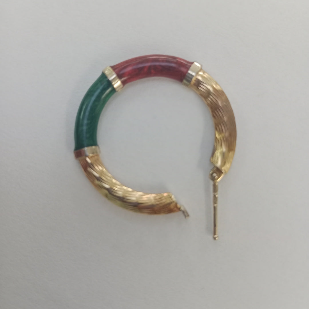 ARRACADAS PAR ORO 14 K 4,60 GRMS (SEMINUEVO)