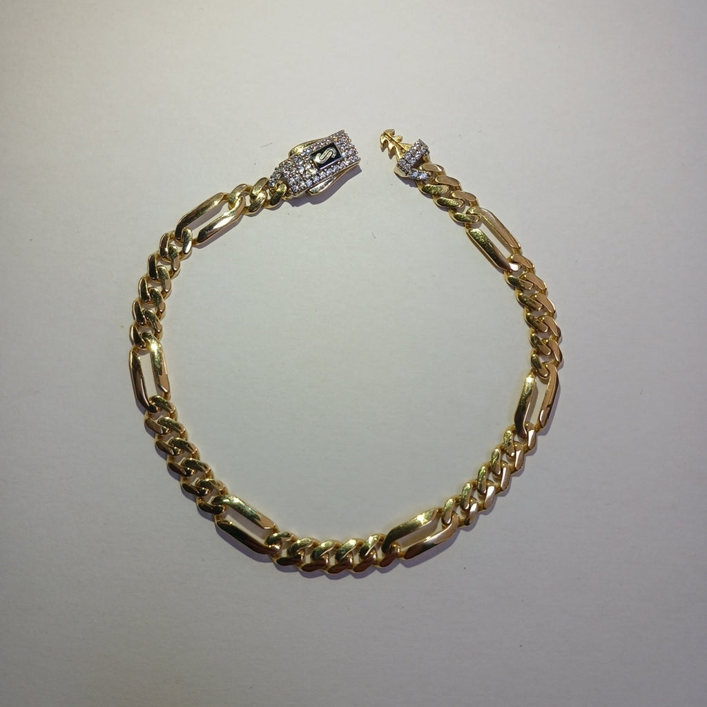 PULSERA MONACO ORO 14K 5.4 (NUEVO)