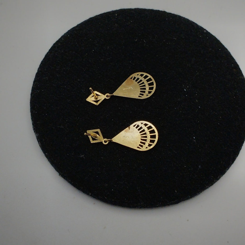 ARETES PAR ORO 14 K 1,10 GRMS (SEMINUEVO)