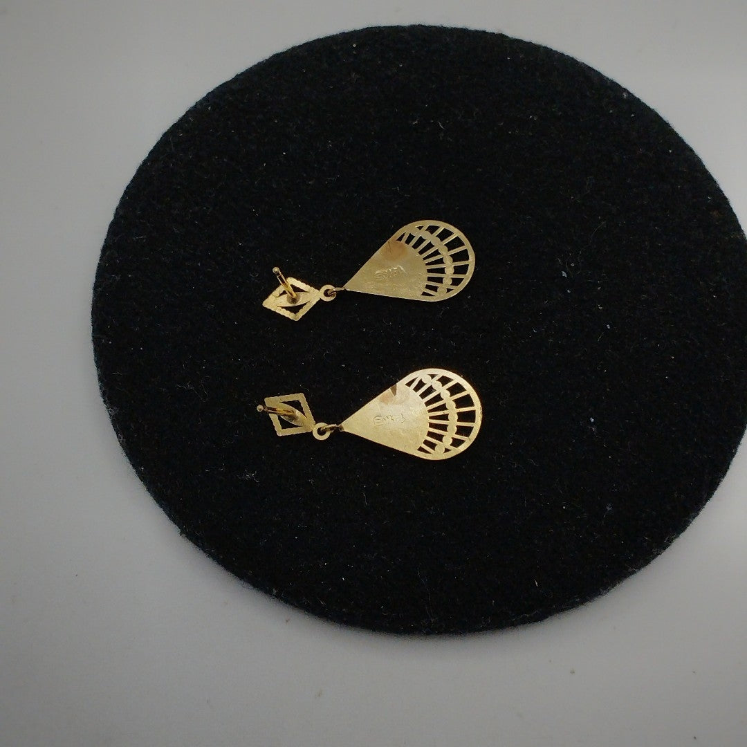 ARETES PAR ORO 14 K 1,10 GRMS (SEMINUEVO)