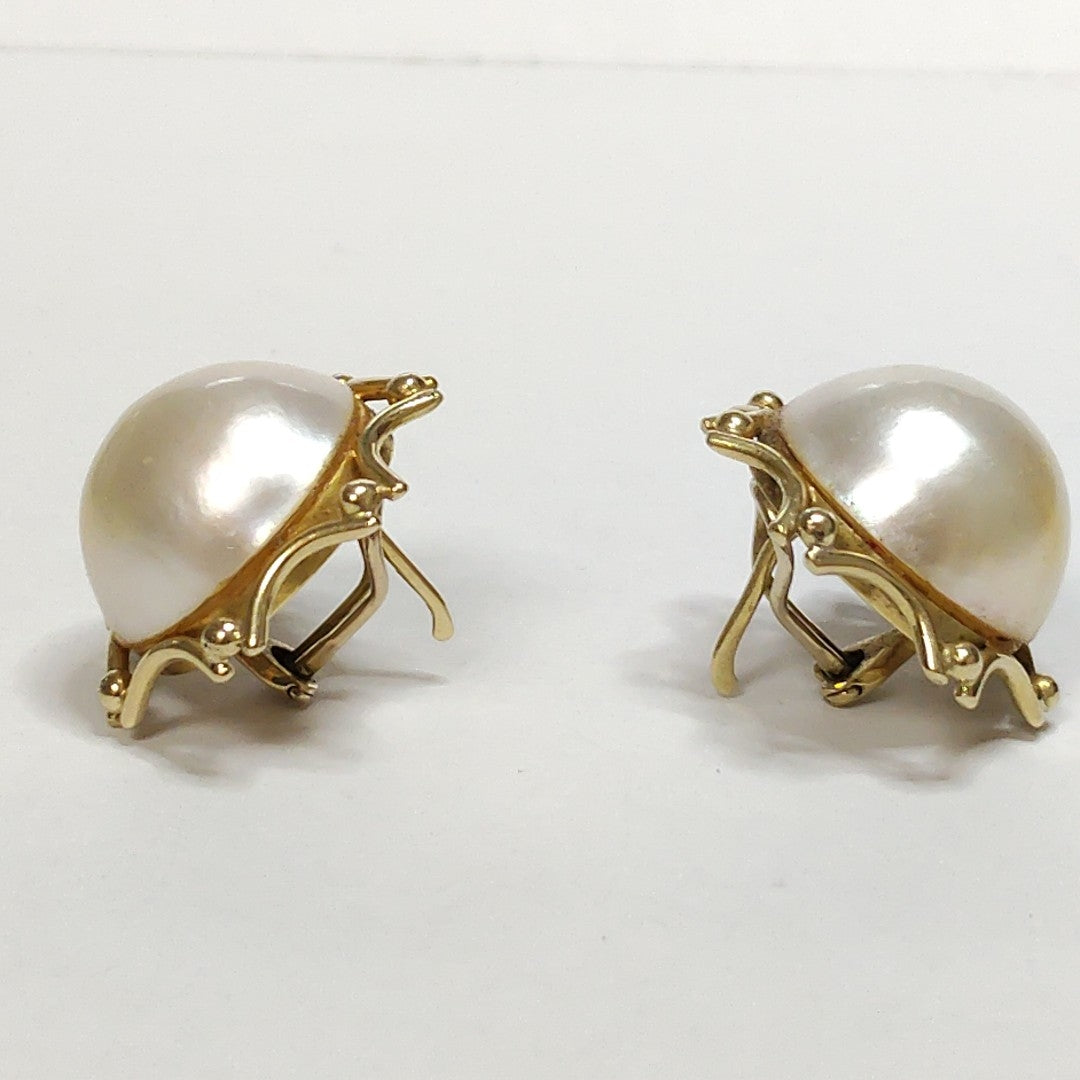 ARETES PAR ORO 14 K 17,20 GRMS (SEMINUEVO)