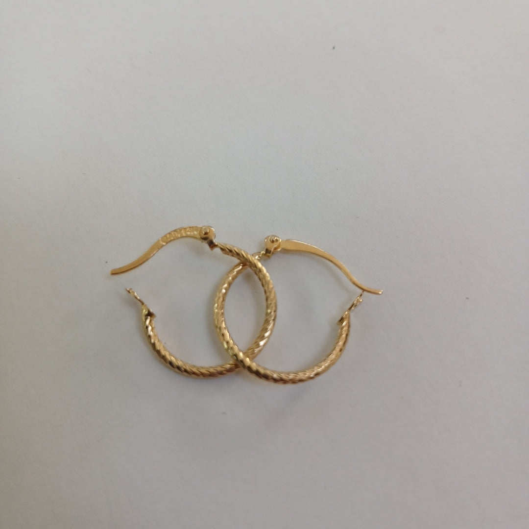ARETES ARRACADAS 14K 1 GR (NUEVO)