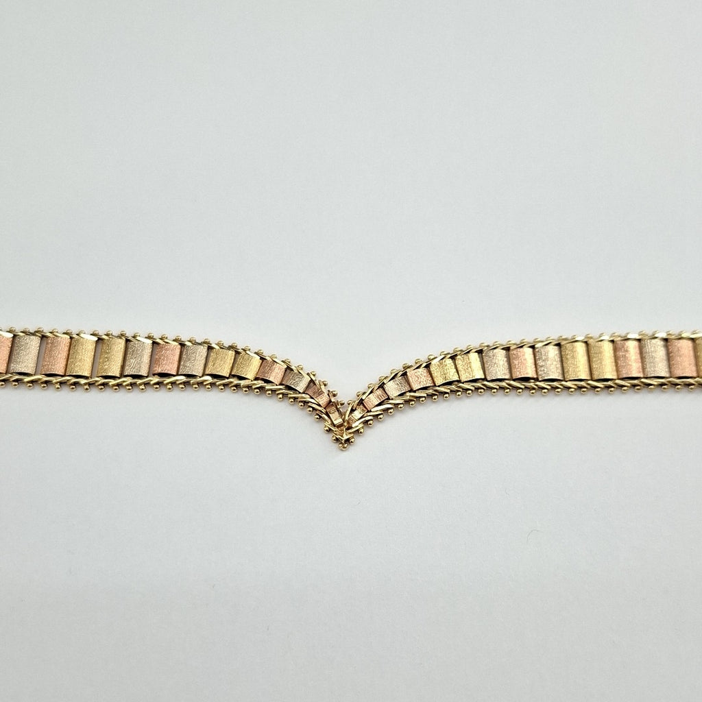 GARGANTILLA ORO COMBINADO 14 K 14,10 GRMS (SEMINUEVO)