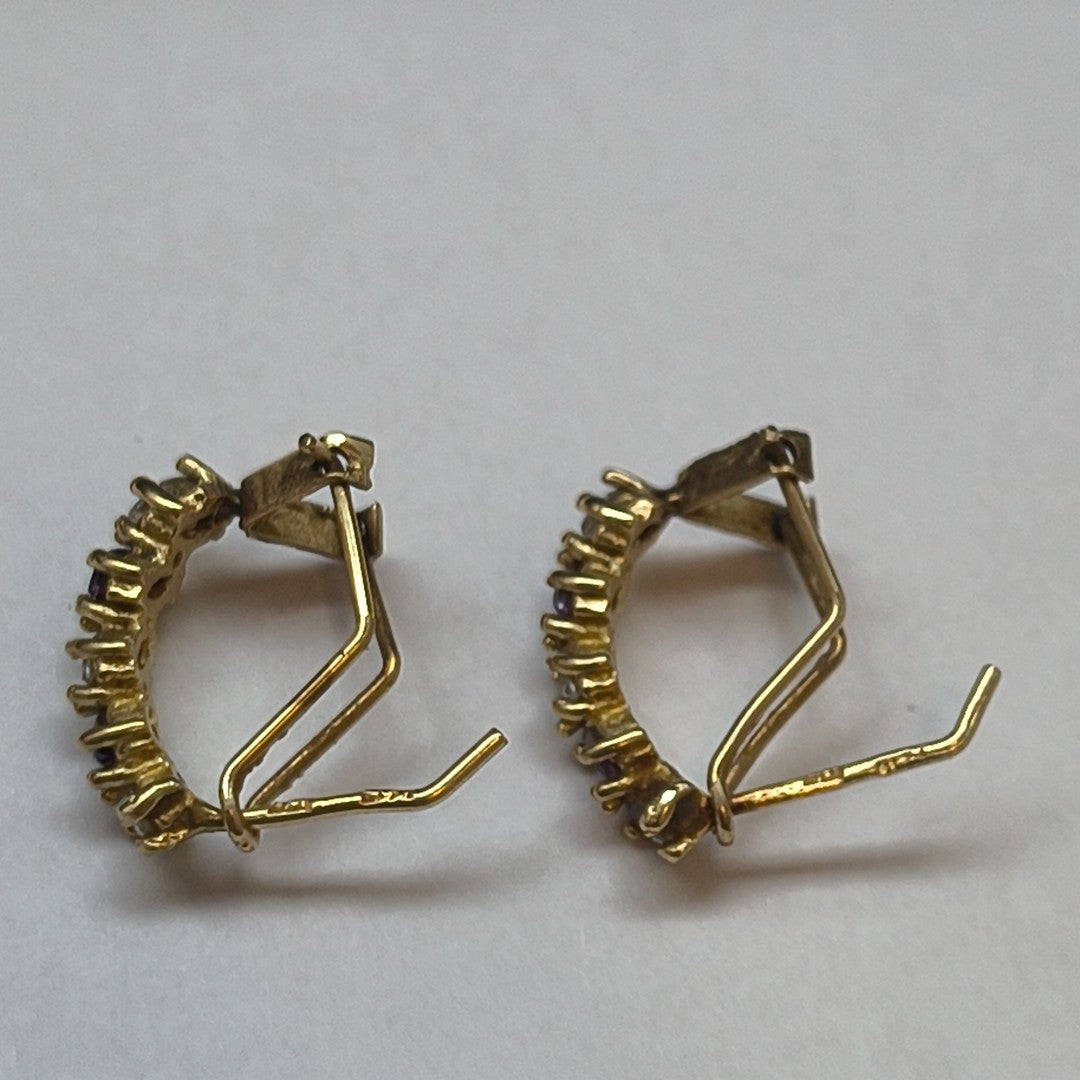 ARETES PAR ORO 10 K 2.6 GRMS (SEMINUEVO)