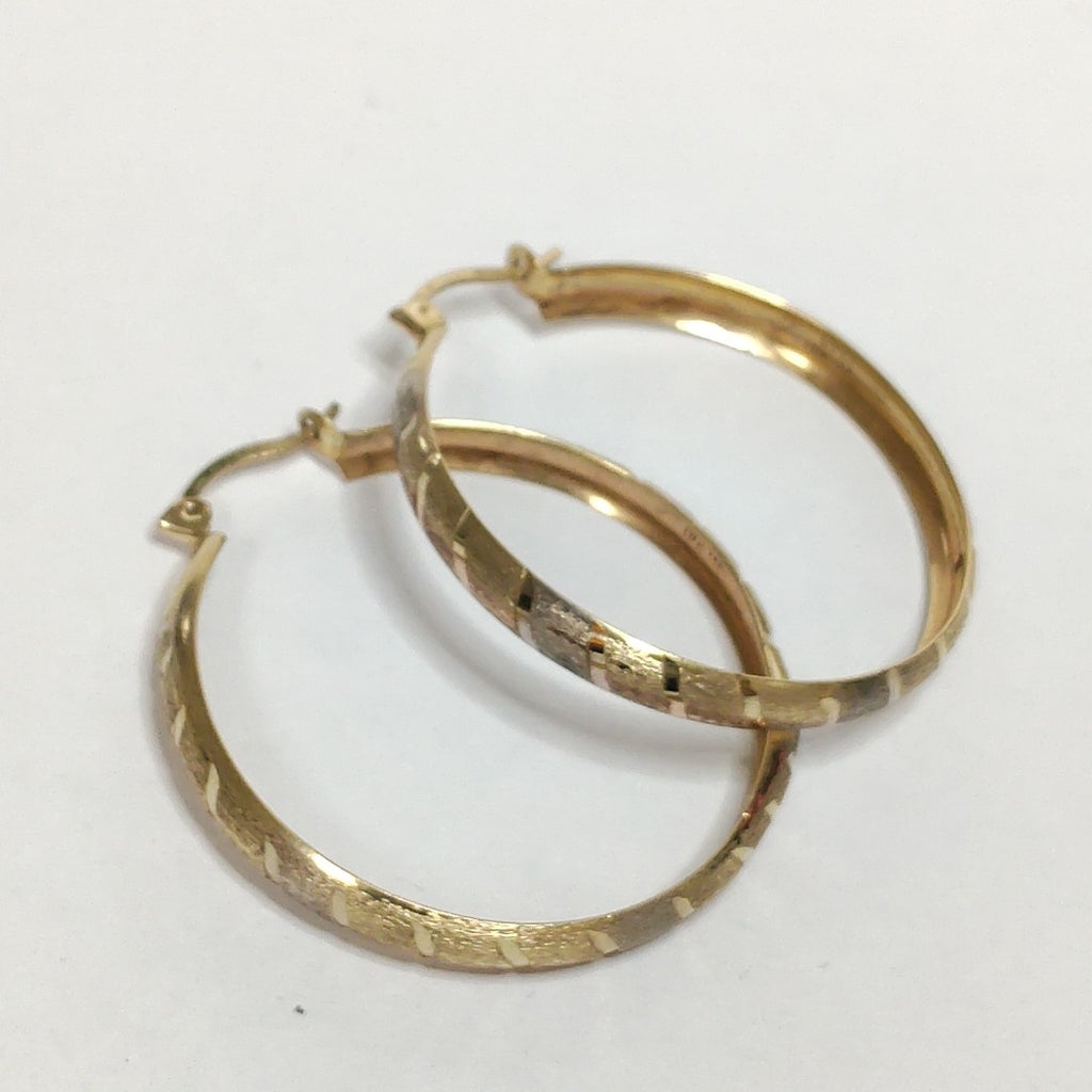ARRACADAS PAR ORO COMBINADO 8 K 3,40 GRMS (SEMINUEVO)