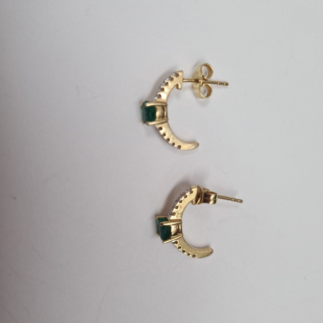 BROQUELES PAR ORO 14 K 2.1 GRMS (SEMINUEVO)
