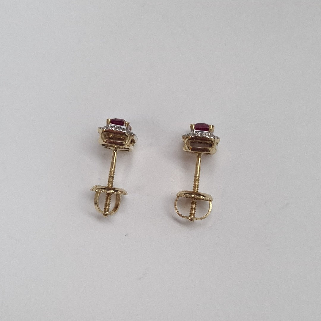 BROQUELES PAR ORO 14 K 1.3 GRMS (SEMINUEVO)
