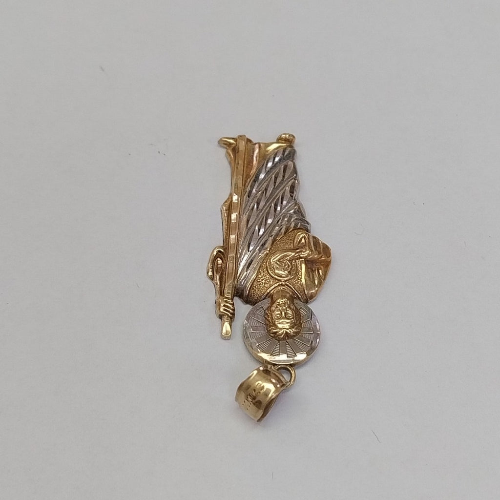 DIJE ORO COMBINADO 14 K 3.9 GRMS (SEMINUEVO)
