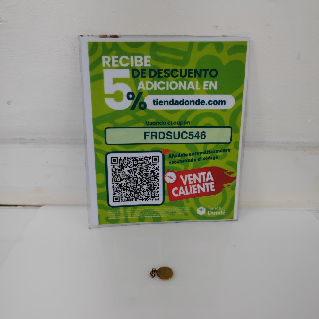 K1 2 GRMS 21 K IDENTIFICACIÓN MONEDA NOMINATIVA MATERIALES ORO CAN (SEMINUEVO)