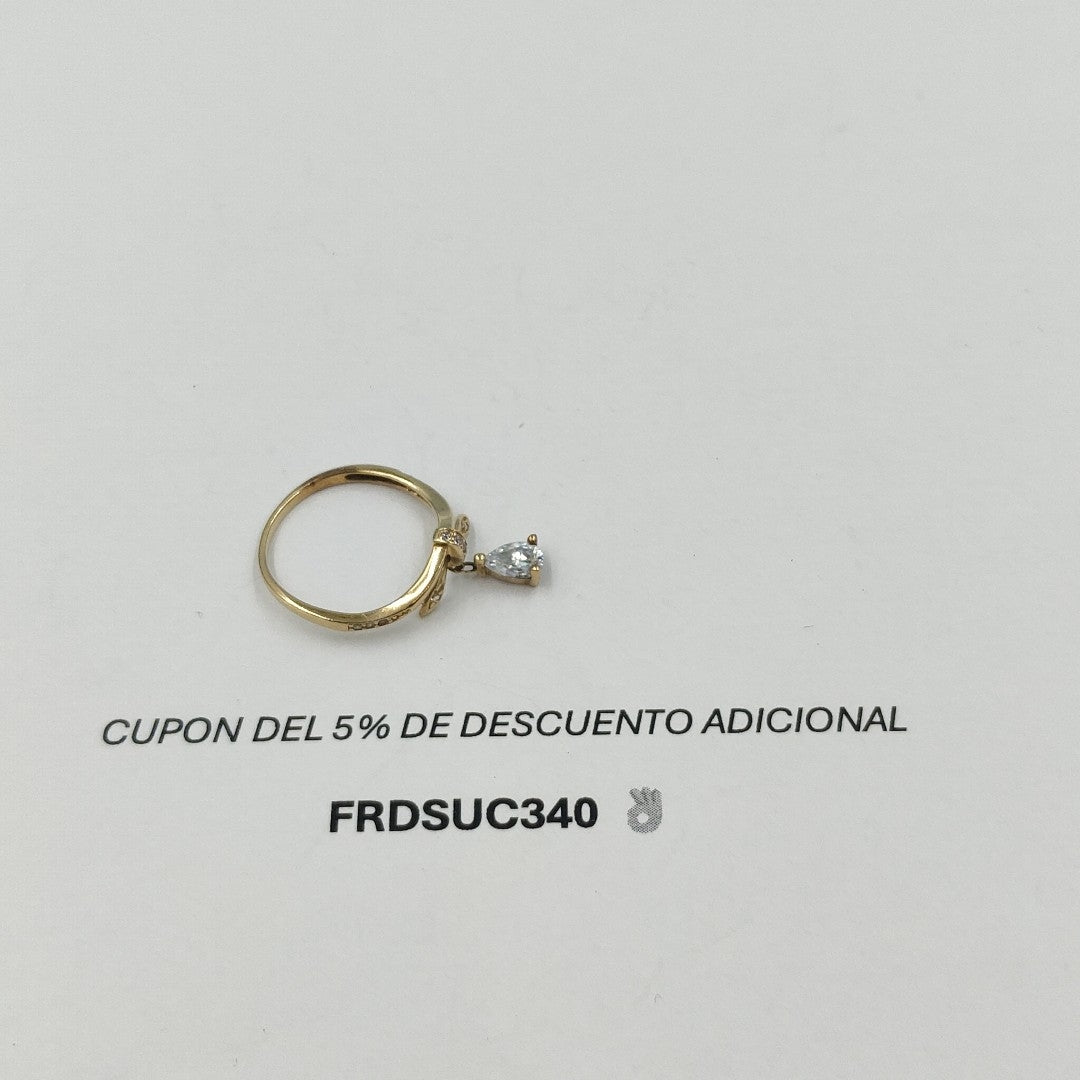 ANILLITO,DIJE ORO 10 K 1,50 GRMS (SEMINUEVO)
