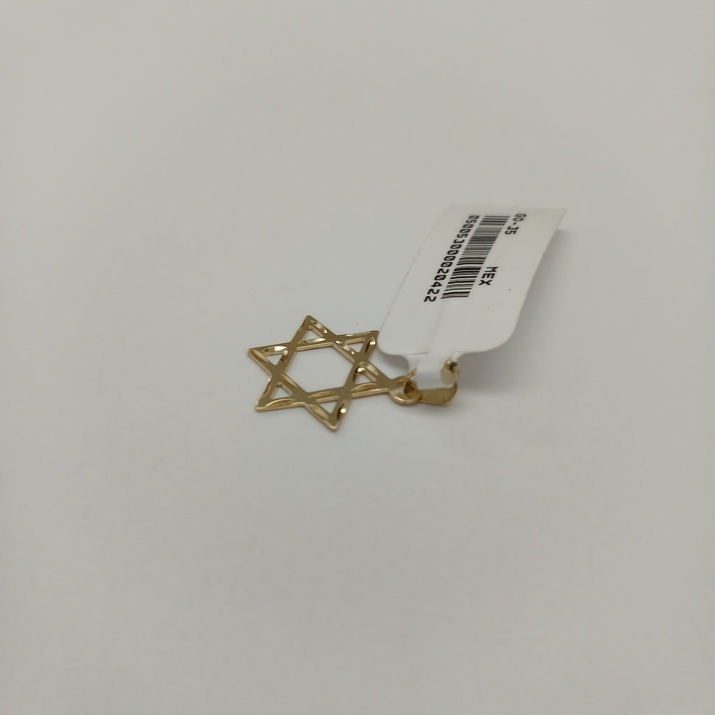 DIJE TEJIDO ESTRELLA DE DAVID 14K 0.6 GR (NUEVO)