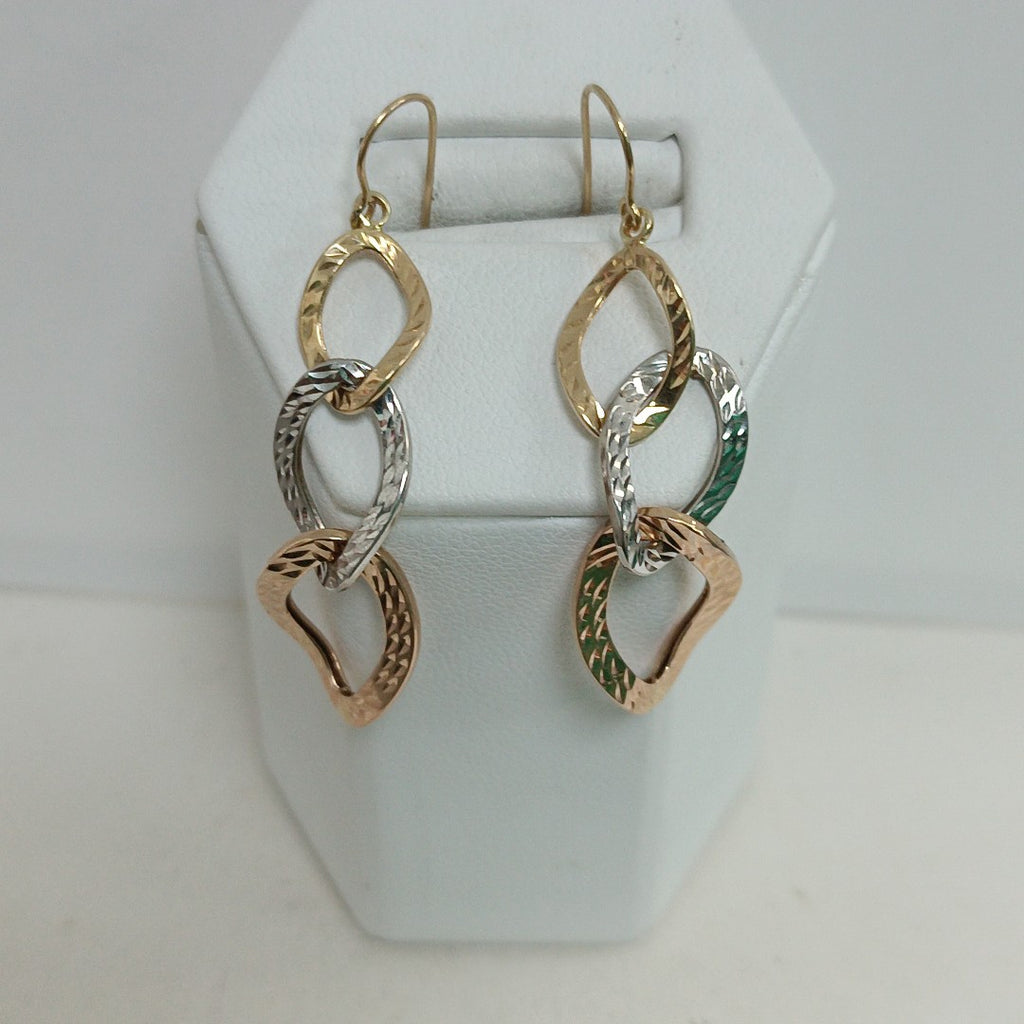 ARETES PAR ORO 14 K 2,30 GRMS (SEMINUEVO)