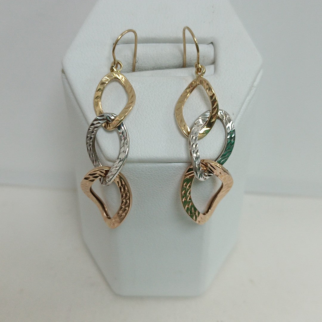 ARETES PAR ORO 14 K 2,30 GRMS (SEMINUEVO)