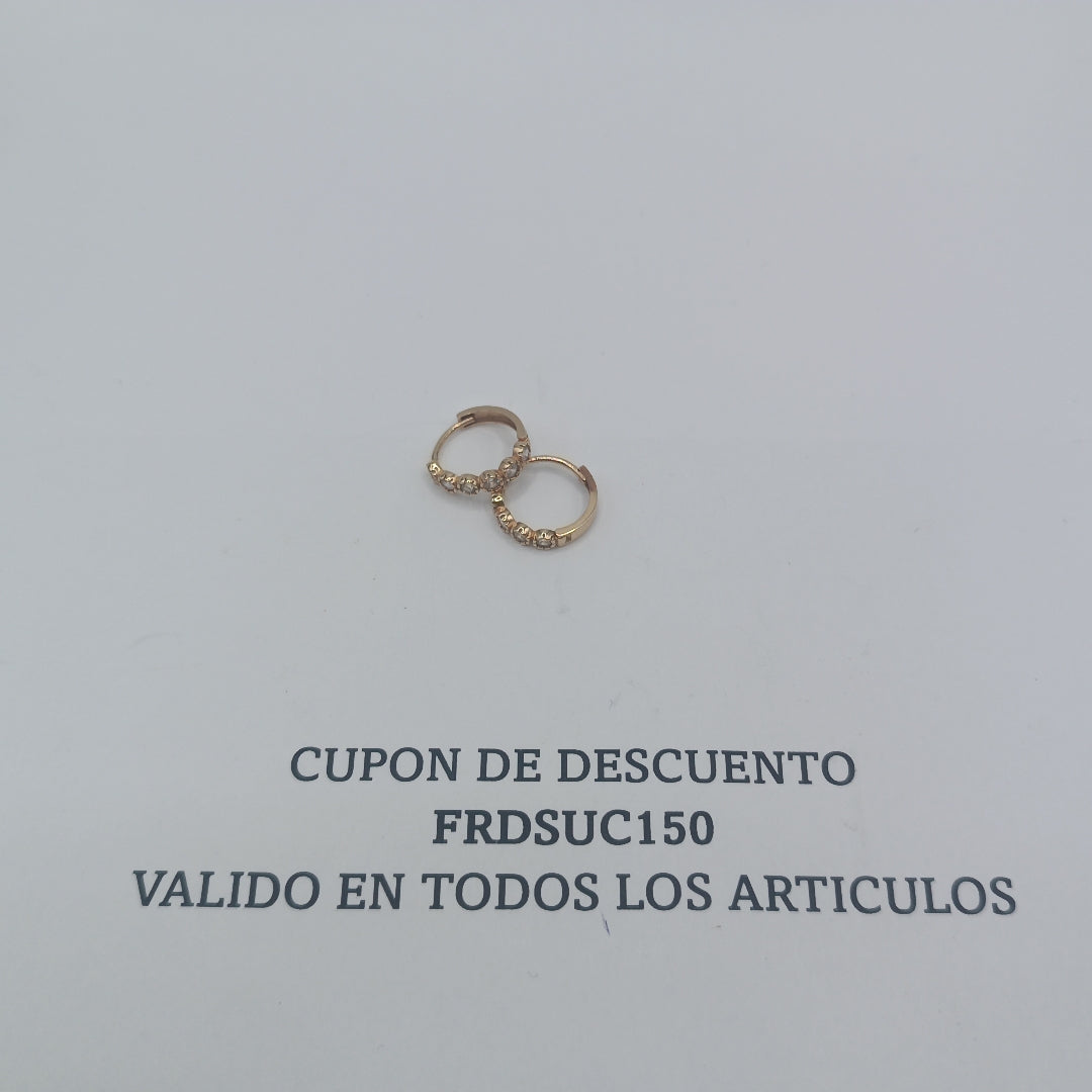 ARETES PAR ORO 10 K 1,50 GRMS (SEMINUEVO)