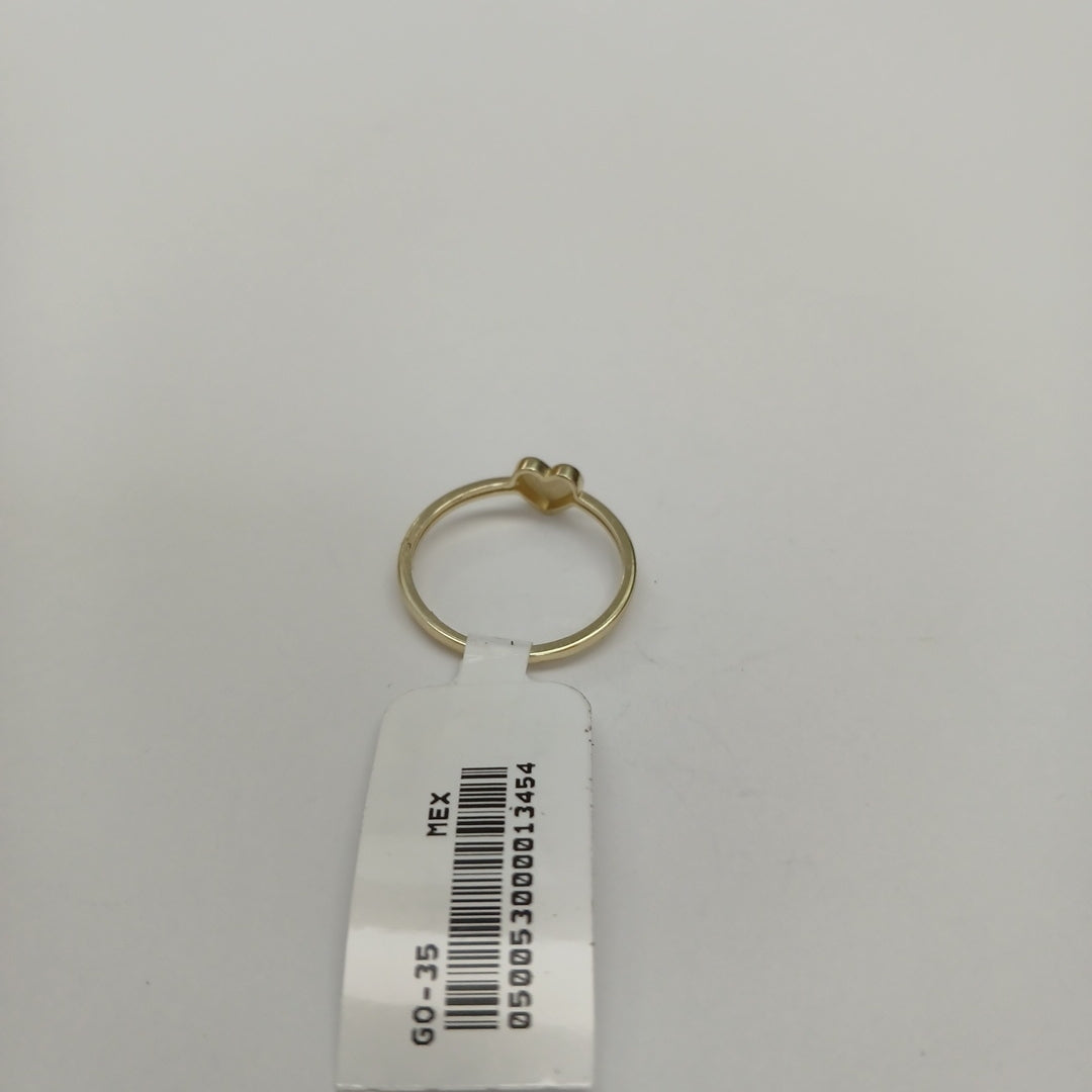 ANILLOS ANILLITO FIG CORAZON 10K TALLA 7 1.1 GR (NUEVO)