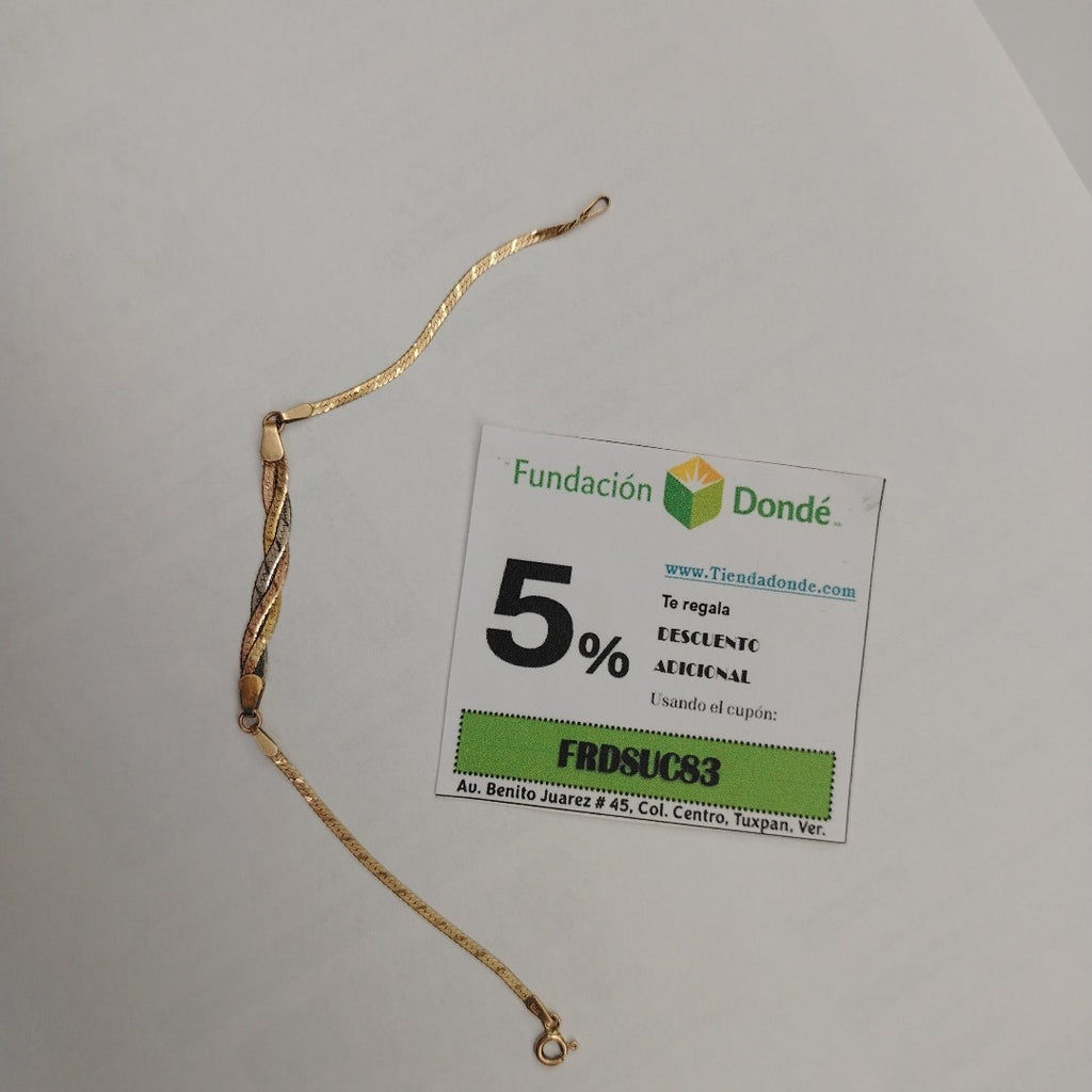 PULSERA ORO,RODIADO 14 K 2,20 GRMS (SEMINUEVO)