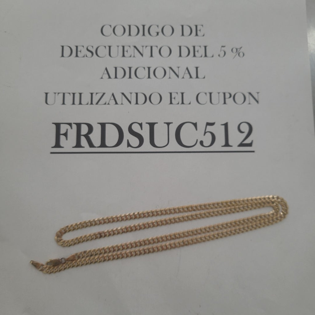 CADENA ORO 14 K 12,90 GRMS (SEMINUEVO)