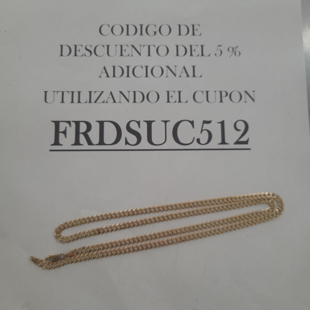 CADENA ORO 14 K 12,90 GRMS (SEMINUEVO)
