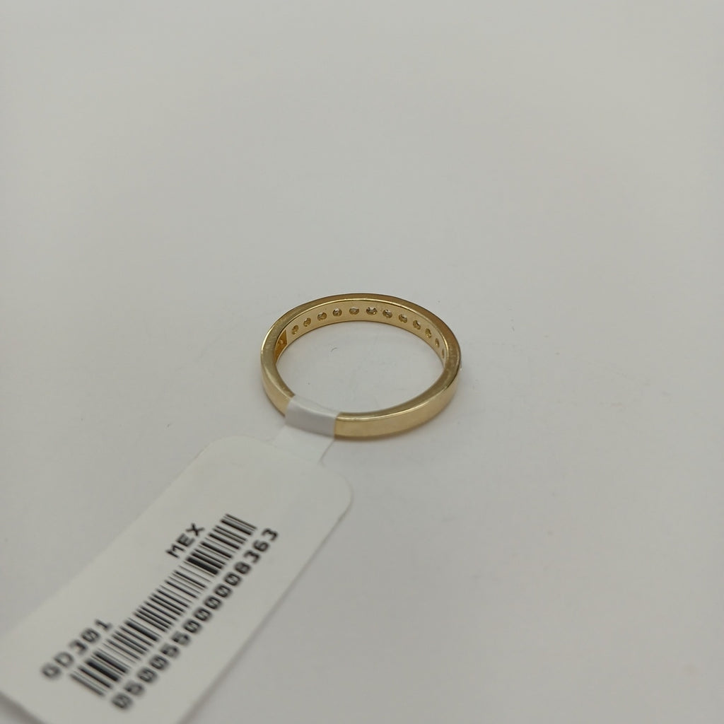 ANILLO ANILLITO C CIRCONIAS 14K 7 TALLA 2.1 GR (NUEVO)