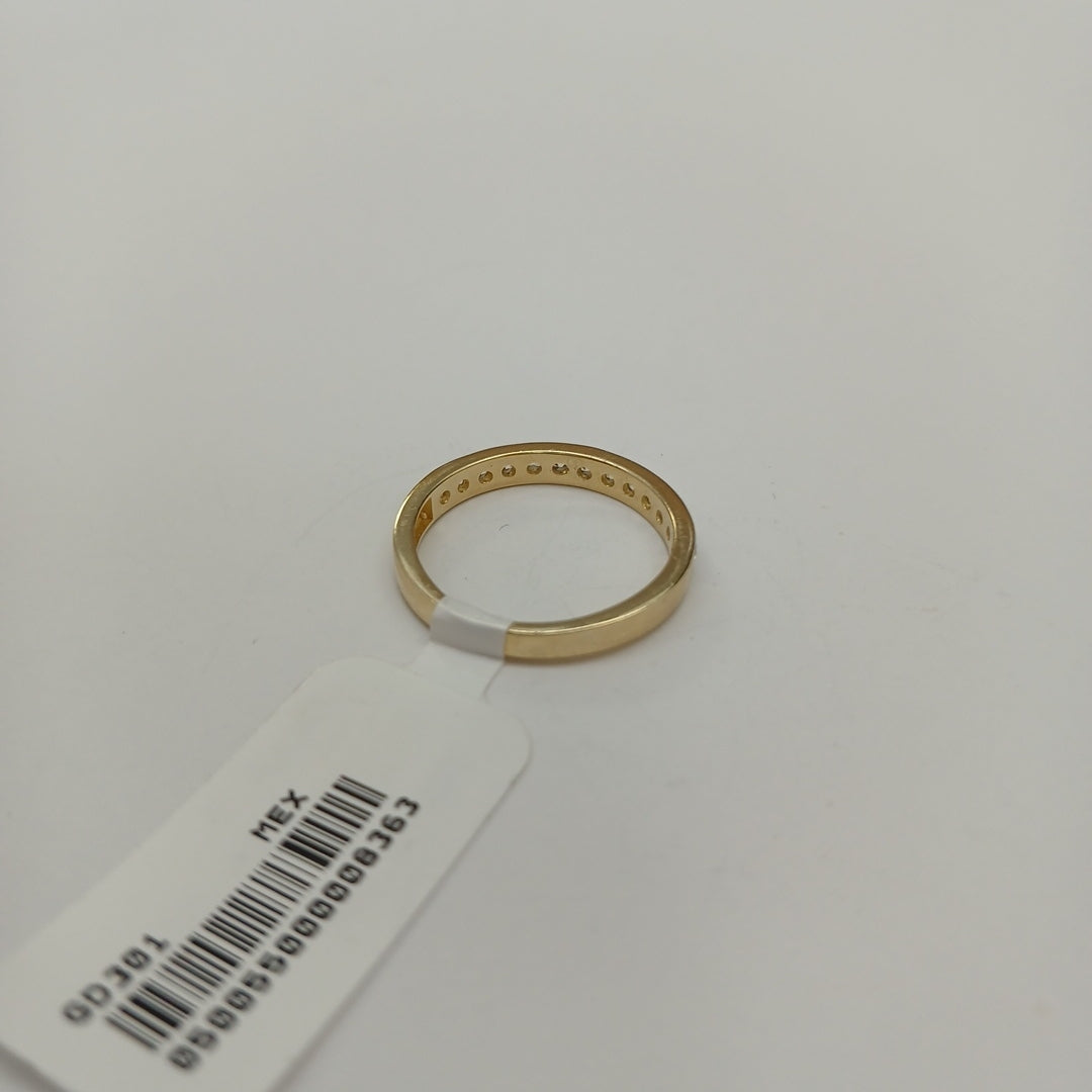 ANILLO ANILLITO C CIRCONIAS 14K 7 TALLA 2.1 GR (NUEVO)