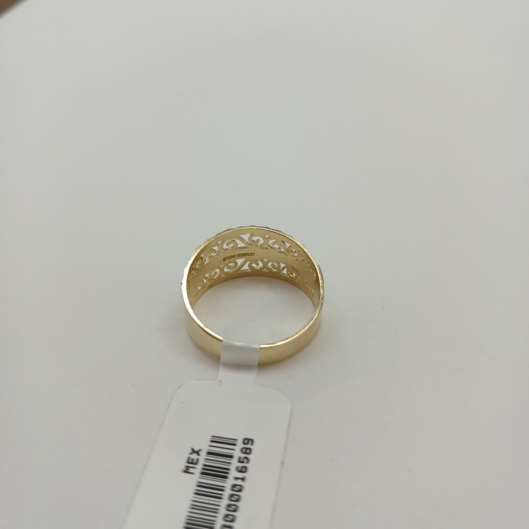 ANILLOS TIPO FILIGRANA 14K TALLA 8.5 2.8 GR (NUEVO)