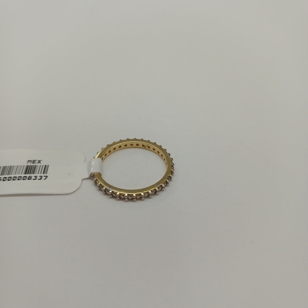 ANILLO ANILLITO CHURUMBELA C CIRCONIAS 14K 6.5 TALLA 1.9 GR (NUEVO)