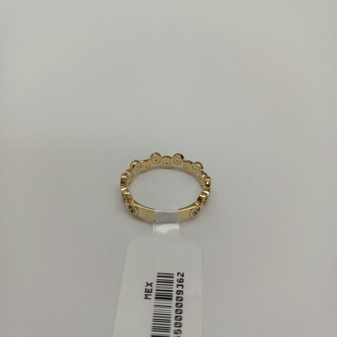 ANILLO ANILLITO C CIRCONIAS 14K 7.5 TALLA 2.3 GR (NUEVO)