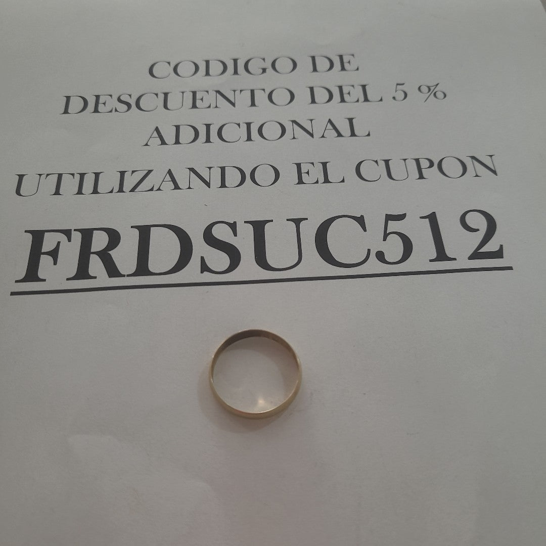ANILLITO ORO 10 K 1.1 GRMS (SEMINUEVO)