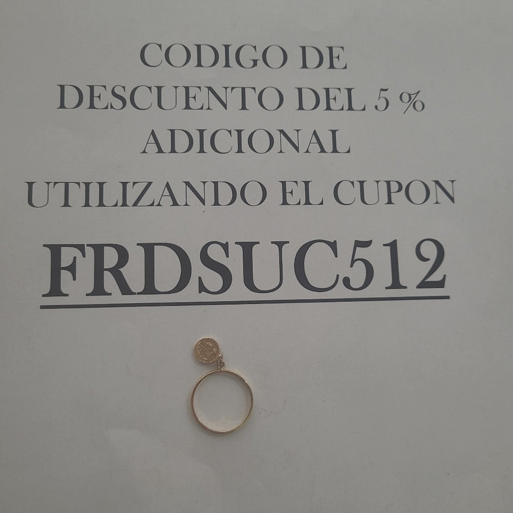 ANILLO ORO 14 K 2 GRMS (SEMINUEVO)